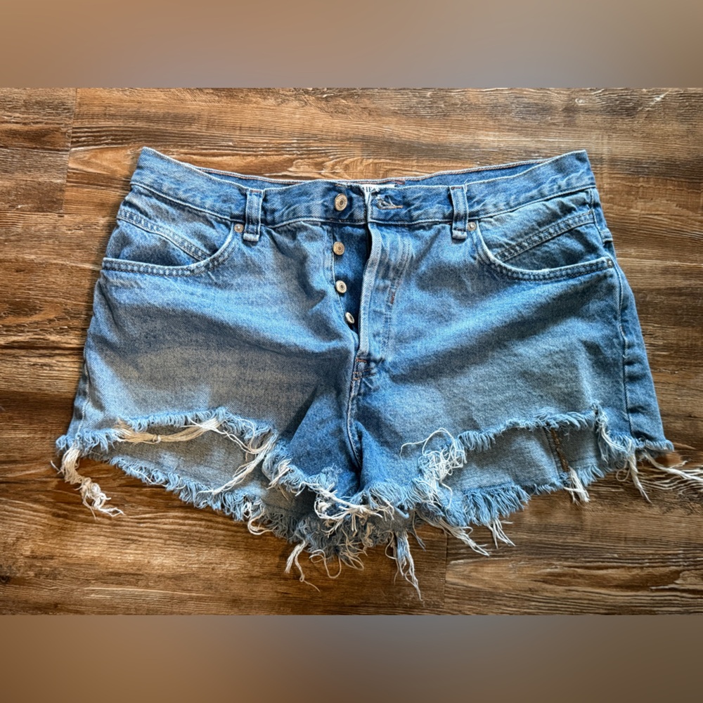 We the free high waisted XXL denim shorts